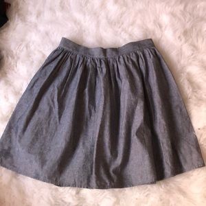 Gray Circle Skirt
